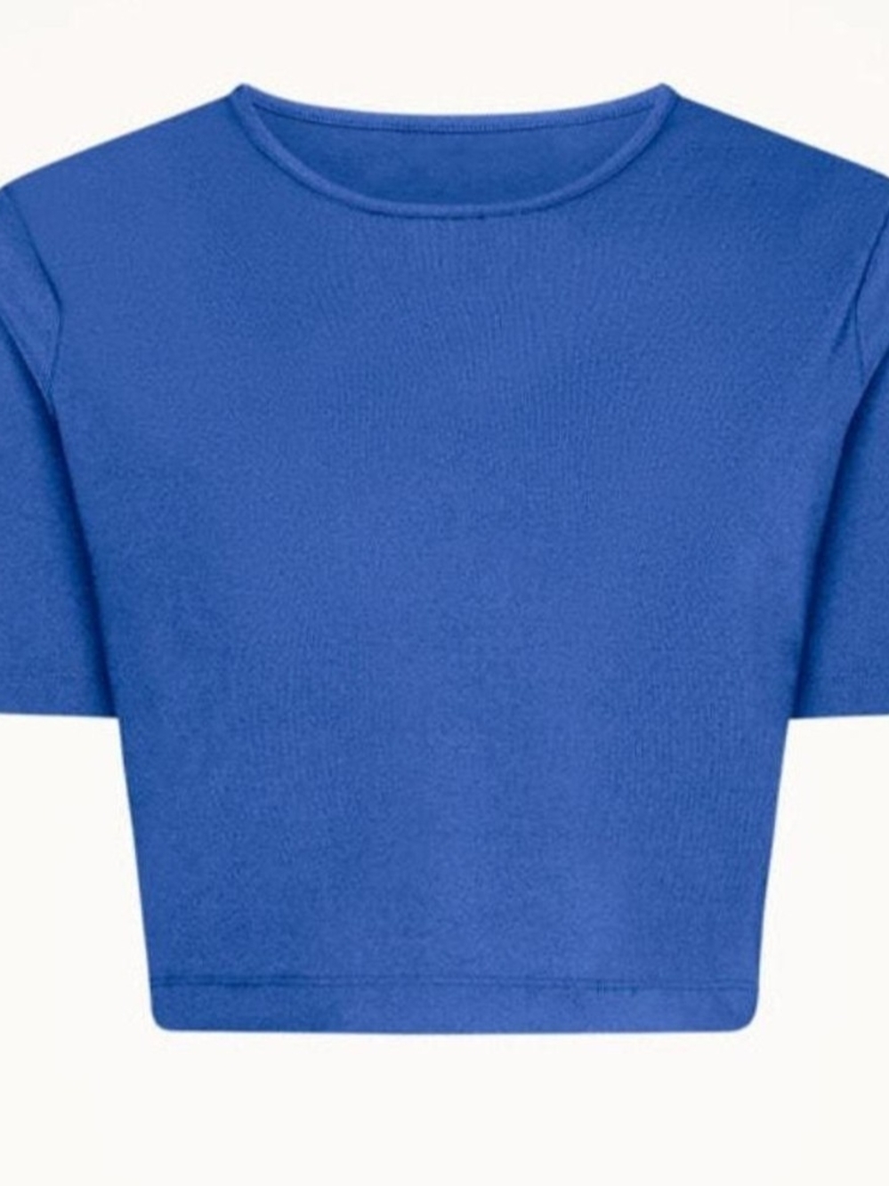 Wolford Electric Blue Short Sleeve Top